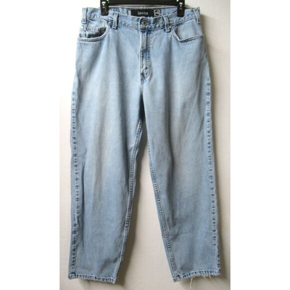 Vintage 90s Levi's SilverTab Jeans Men's 34x30 Loose Fit Denim Grunge Distressed - Picture 1 of 10